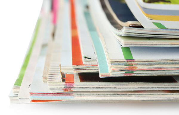 Журналы, изолированные на белом
