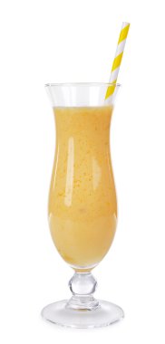 beyaz izole lezzetli berry kokteyl