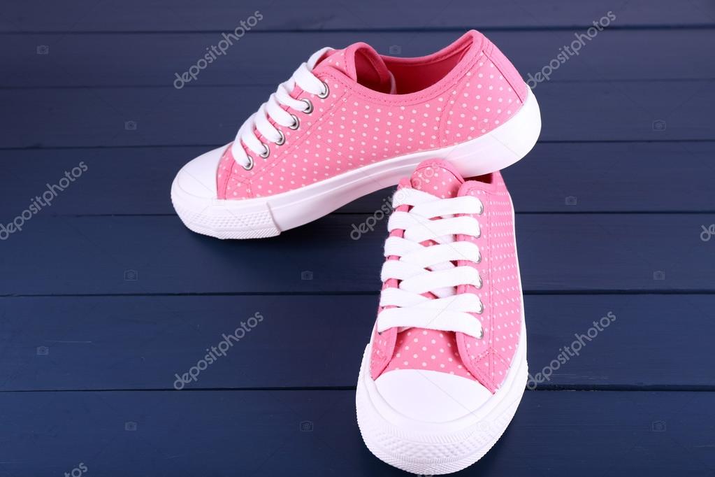 dark pink trainers