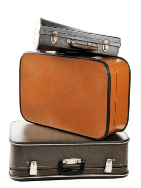 Vintage eski seyahat bavul