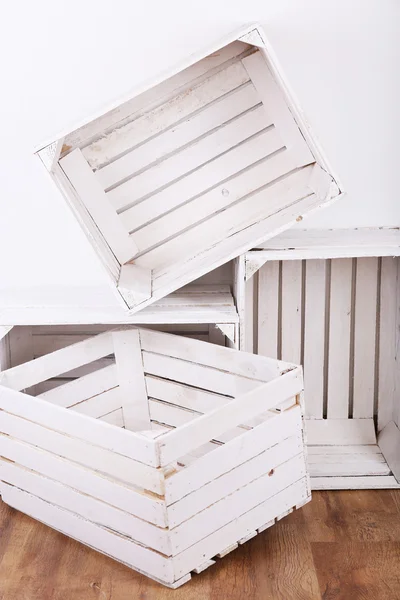 Empty wooden crates — Stock Photo, Image