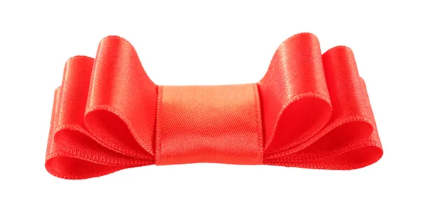 Röda bow isolerad på vit — Stockfoto