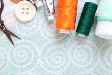 açık renkli Scrapbooking craft malzemeleri