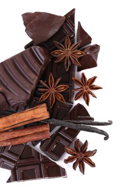 çikolata baharatlar ile kırık