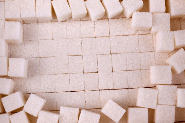 White refined sugar background — Stock Photo, Image