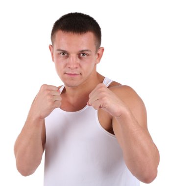 Yakışıklı ve güçlü genç