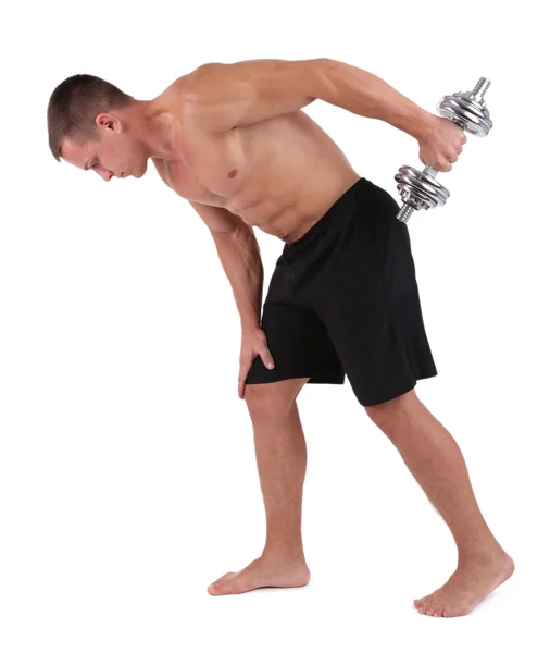 Young muscular sportsman — Stock Photo, Image