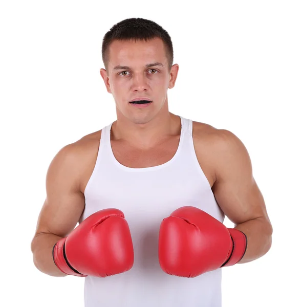 Bonito jovem desportista muscular — Fotografia de Stock