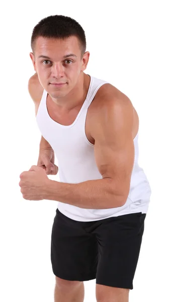 Handsome and strong young — Stock Photo, Image