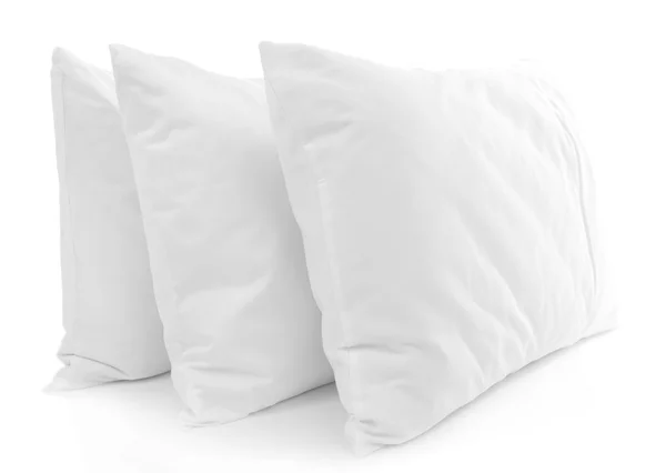 White pillows isolated on white — Stock Photo, Image