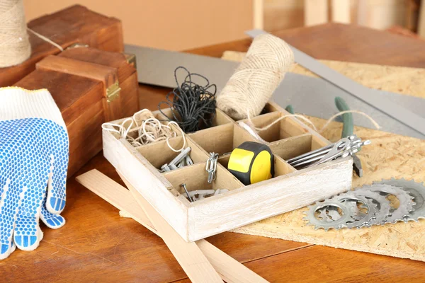 Working tools in workshop — Stock Photo, Image