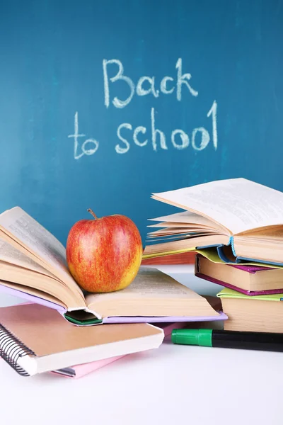 School supplies on table — Stock Photo, Image