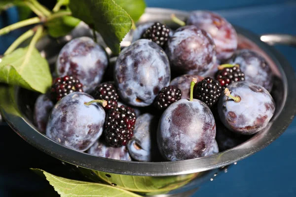 Ciruelas dulces maduras — Foto de Stock