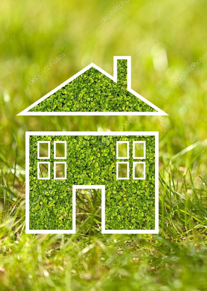 Dream house on nature background Stock Photo by ©belchonock 53021223