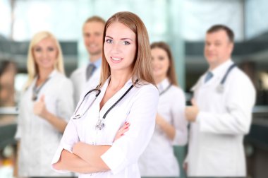 Hastanede tıbbi işçi