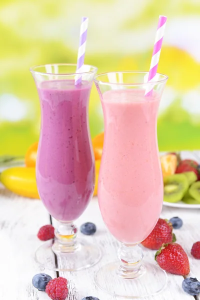 Delicious berry cocktails — Stock Photo, Image