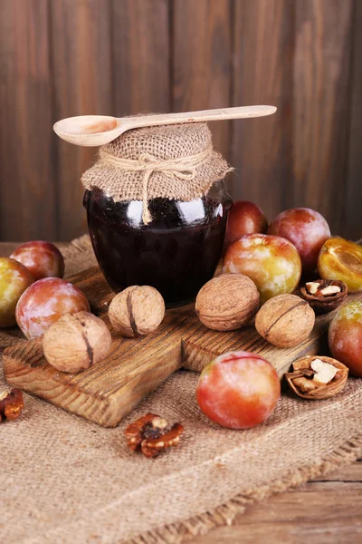 Marmellata di prugne saporita — Foto Stock