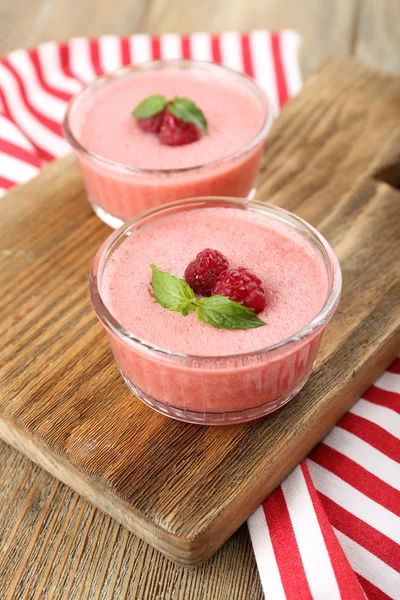 Delicious berry mousse — Stock Photo, Image