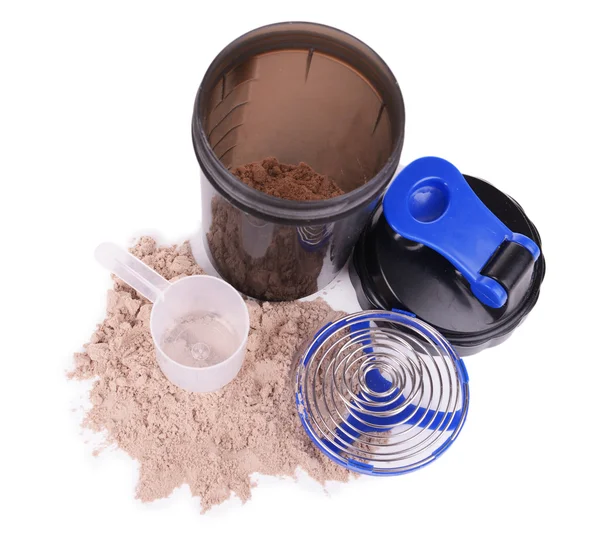 Whey protein powder — Stock Photo, Image