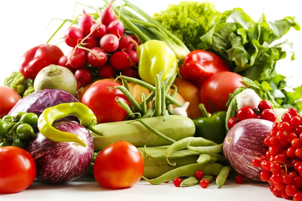 Friske økologiske grøntsager - Stock-foto