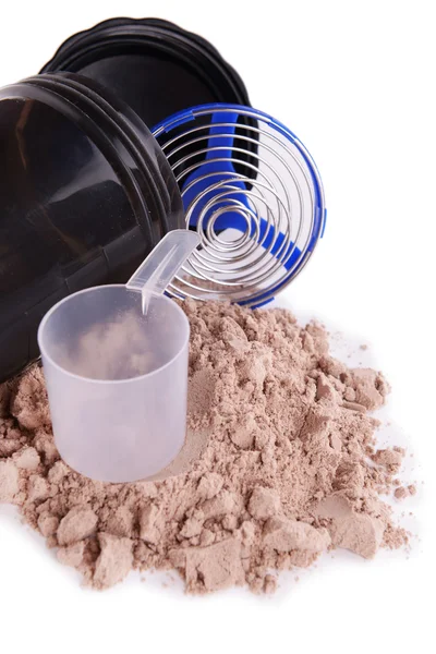 Whey protein powder — Stock Photo, Image