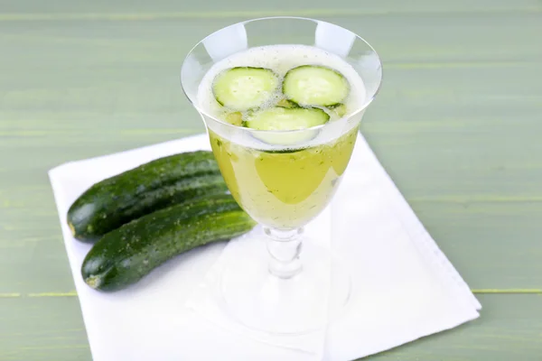 Cucumber cocktail — Stock Photo, Image