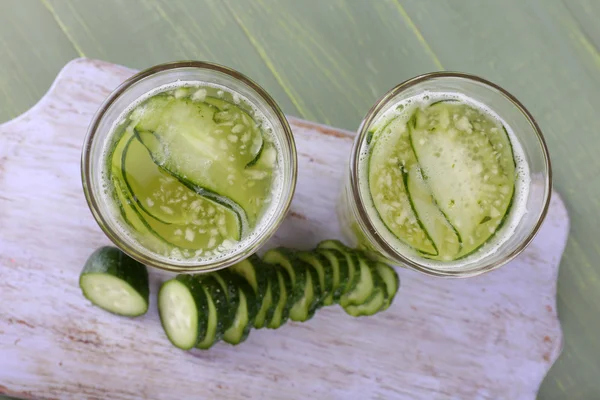 Copas de cóctel de pepino — Foto de Stock