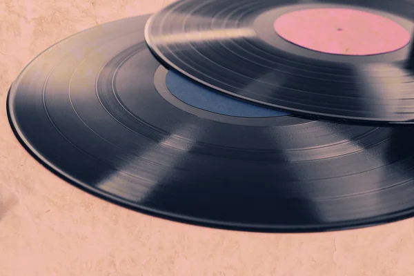 Disques vinyles anciens — Photo