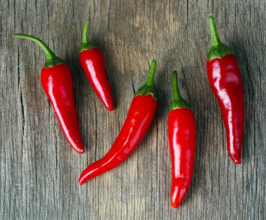 Kırmızı acı biber.