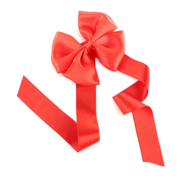 Red ribbon and bow i — Stock Photo, Image