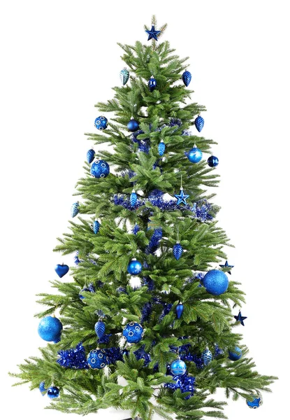 Albero di Natale su bianco — Foto Stock