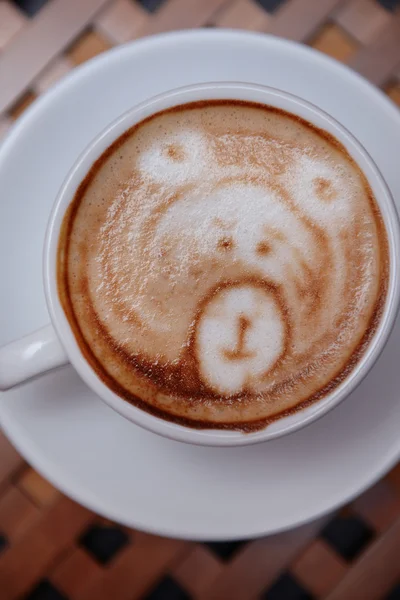 Caffè con disegno carino — Foto Stock