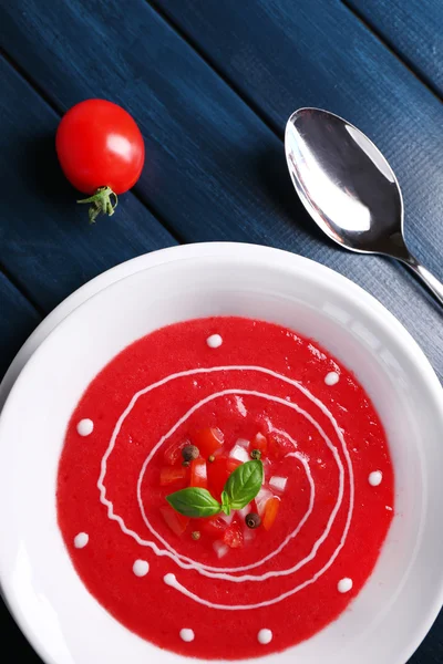 Zupy gazpacho — Zdjęcie stockowe
