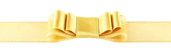 Golden ribbon — Stock Photo, Image