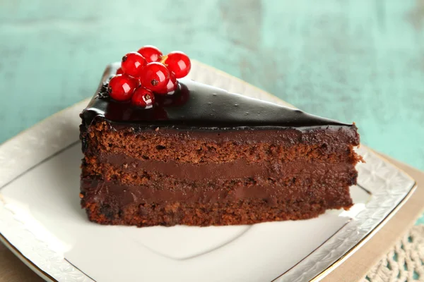 Bolo de chocolate — Fotografia de Stock