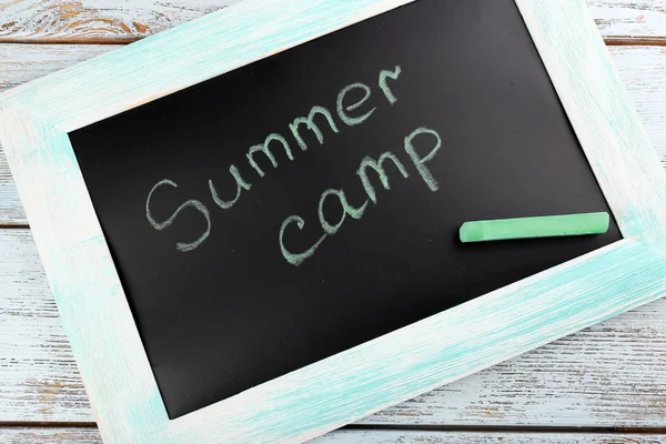 Text Summer camp — Stock Photo, Image