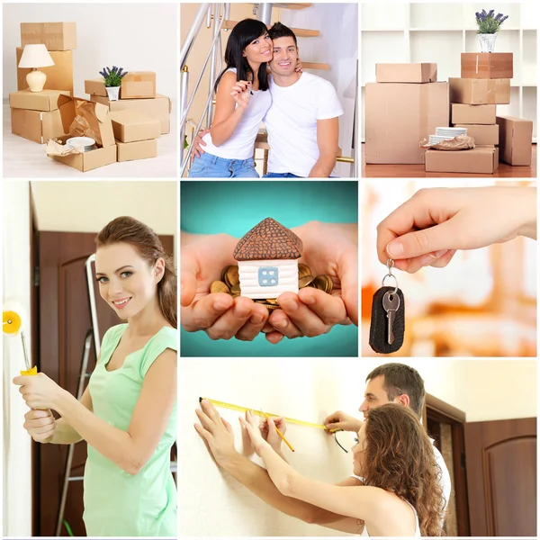 Collage inmobiliario — Foto de Stock