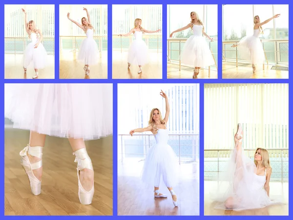 Balerina in ballet class — Stock Photo, Image