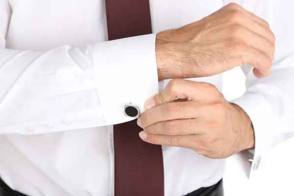 Homem de camisa branca — Fotografia de Stock