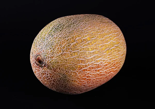 Melon terisolasi pada hitam — Stok Foto