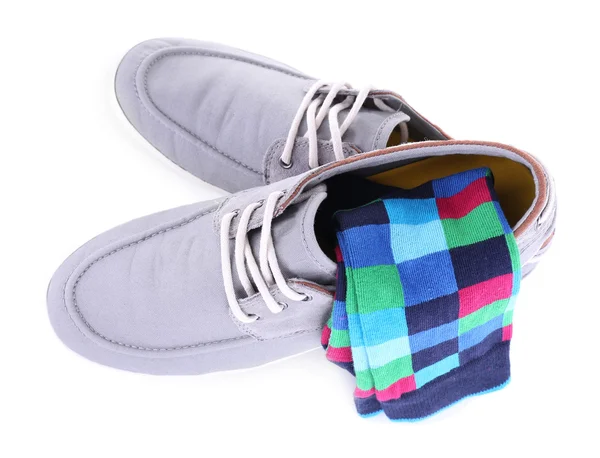 Top-siders and socks — Stock Photo, Image