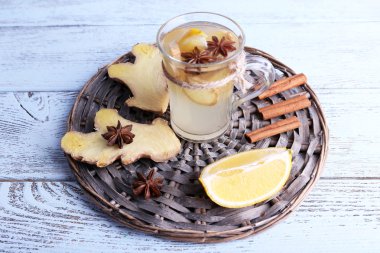 Limonlu zencefil içki