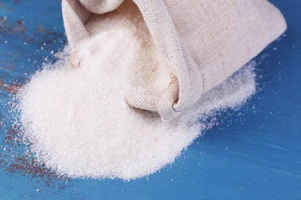 Sugar in bag — Stock Photo, Image