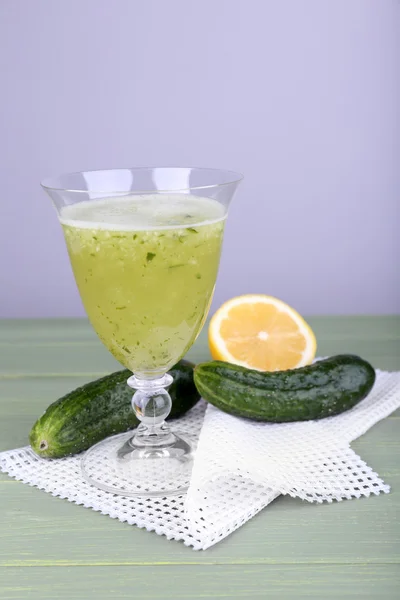 Cucumber cocktail — Stock Photo, Image