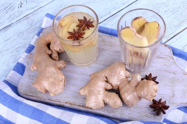 Ginger drink on board