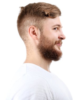 Sakallı yakışıklı adam