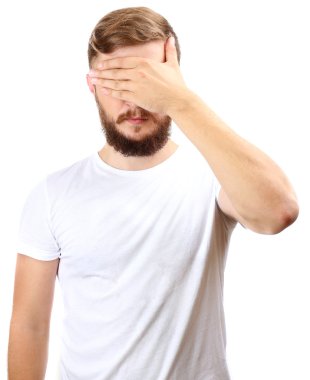 Sakallı yakışıklı adam