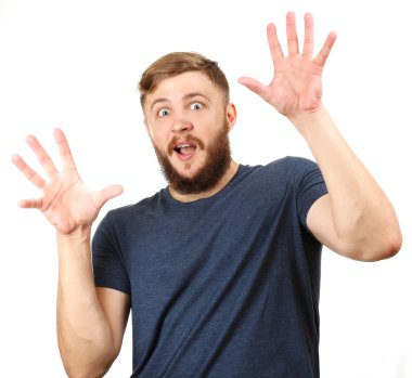 Sakallı yakışıklı adam