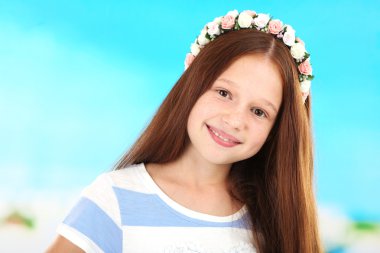 Güzel küçük kız.