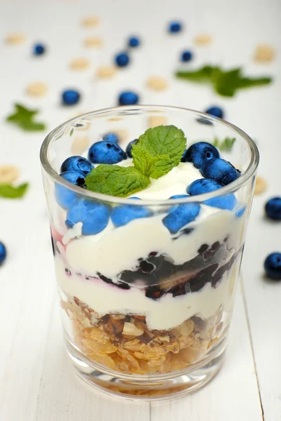 Natuurlijke yoghurt — Stockfoto